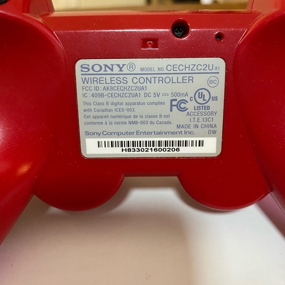 PS3 controller red wireless - Picture 5 of 6